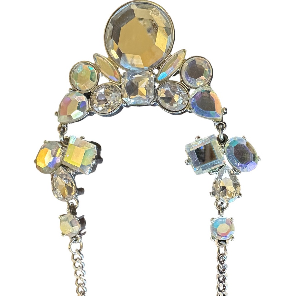 Loft Rhinestone Statement Necklace - Picture 9 of 14